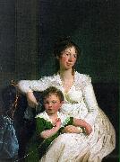 Jens Juel Portrait of a Noblewoman with her Son Spain oil painting artist